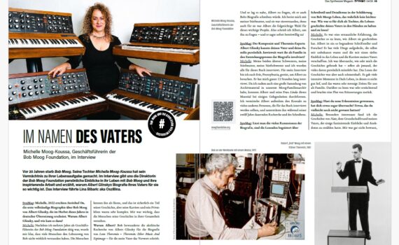 Michelle Moog-Koussa, Tochter von Bob Moog im Interview mit Lina Bibaric