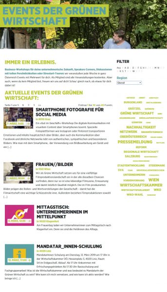 Grüne Wirtschaft Website | Relaunch by Lina Bibaric